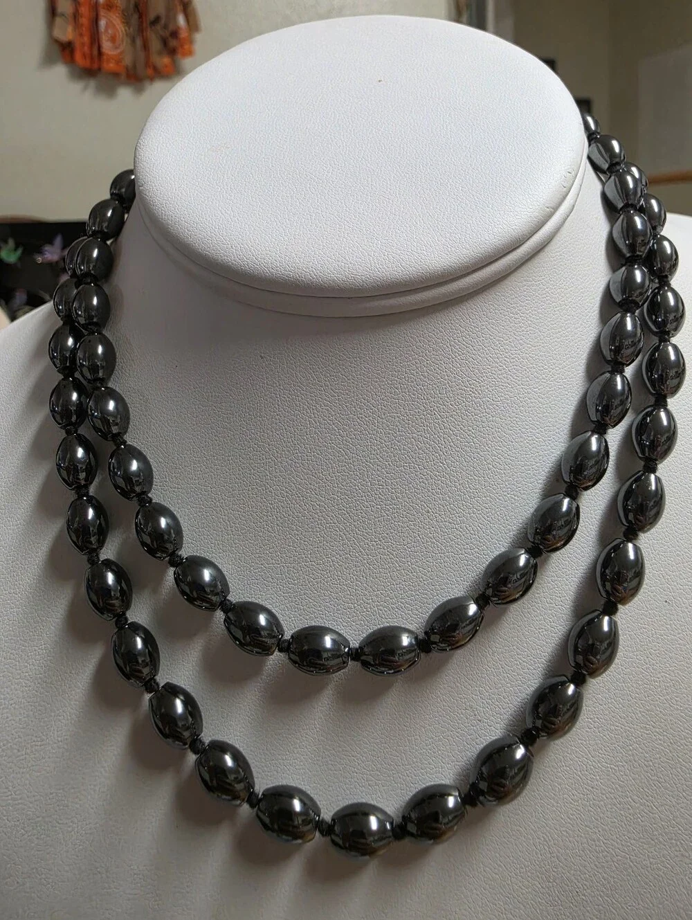 Black Hematite and Rice Pearl 4 Pc Bundle. - Picture 3 of 10